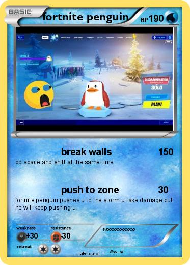 Pokemon fortnite penguin