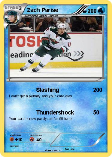 Pokemon Zach Parise