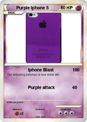 Pokemon Purple Iphone 5