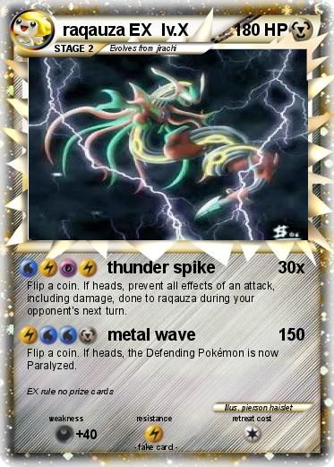 Pokemon raqauza EX  lv.X