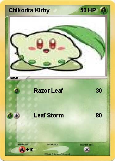 Pokemon Chikorita Kirby