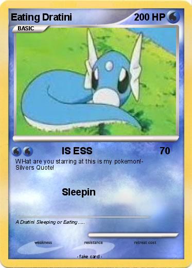 Pokemon Eating Dratini
