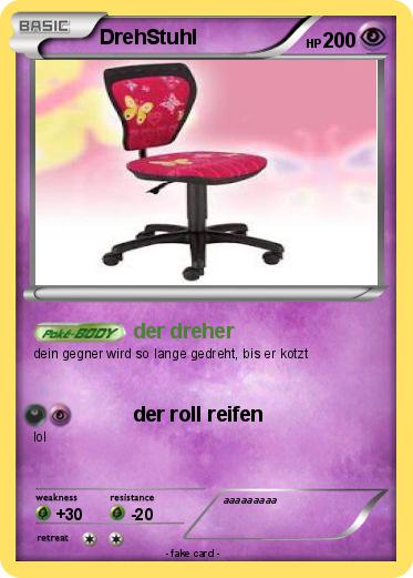 Pokemon DrehStuhl