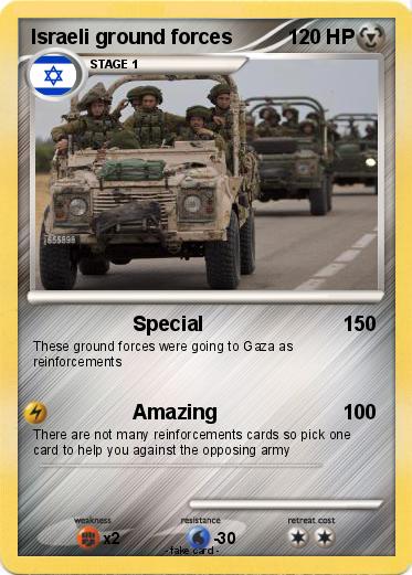 Pokemon Israeli ground forces