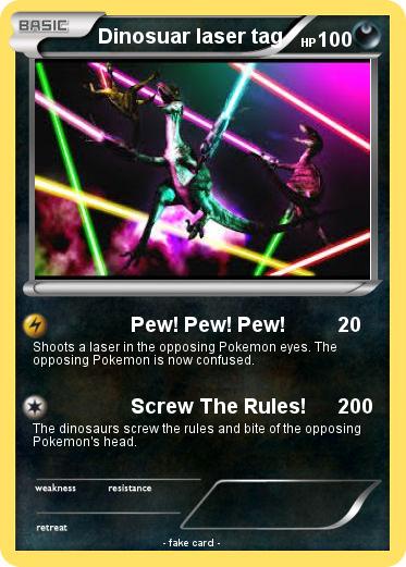 Pokemon Dinosuar laser tag