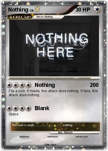 Pokemon Nothing