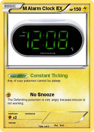 Pokemon M Alarm Clock EX