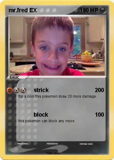 Pokemon mr.fred EX