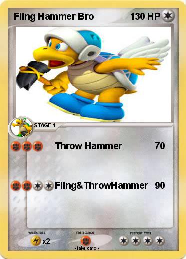 Pokemon Fling Hammer Bro