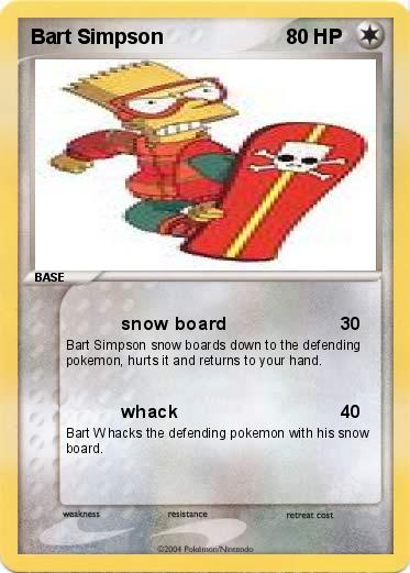 Pokemon Bart Simpson
