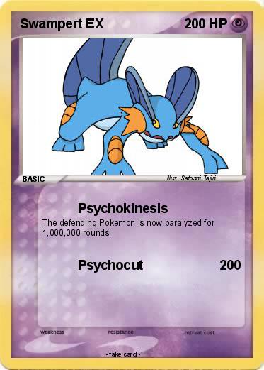 Pokemon Swampert EX