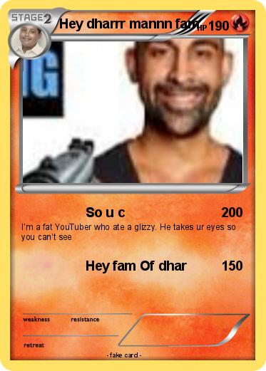 Pokemon Hey dharrr mannn fam