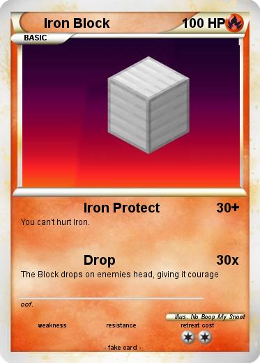 Pokemon Iron Block