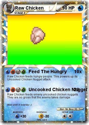 Pokemon Raw Chicken