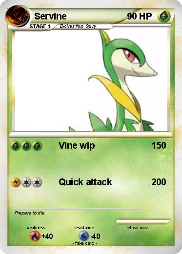 Pokemon Servine