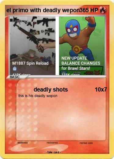 Pokemon el primo with deadly wepon
