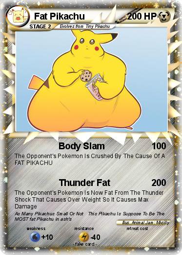Pokemon Fat Pikachu