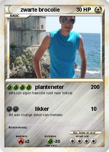 Pokemon zwarte brocolie