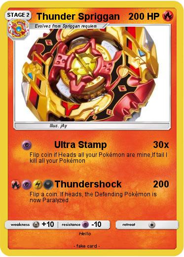 Pokemon Thunder Spriggan