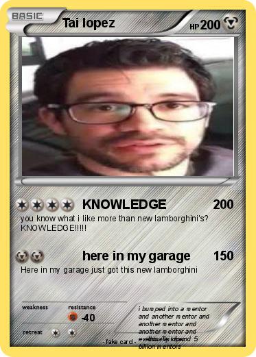 Pokemon Tai lopez