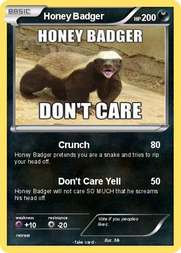 Pokemon Honey Badger
