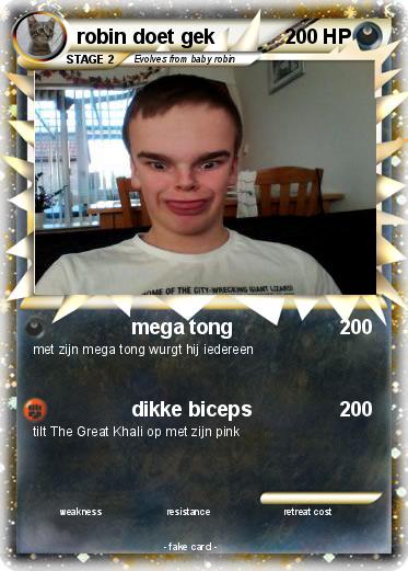 Pokemon robin doet gek