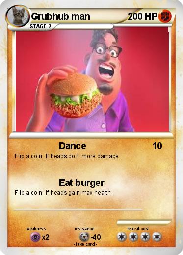 Pokemon Grubhub man
