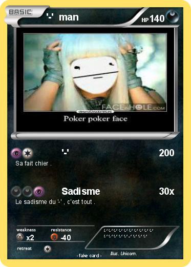 Pokemon '-'  man