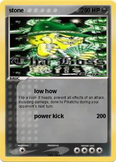 Pokemon stone