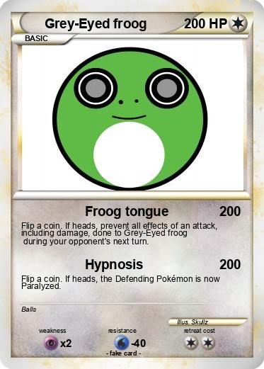Pokemon Grey-Eyed froog