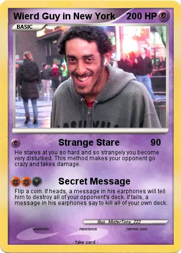 Pokemon Wierd Guy in New York