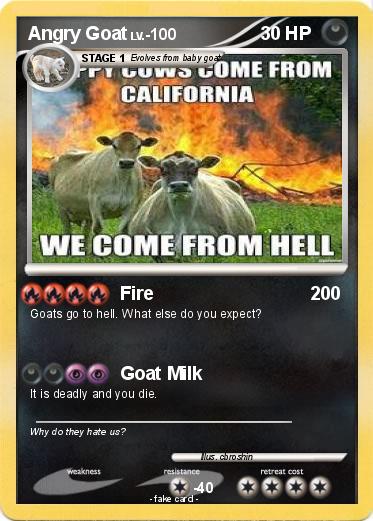 Pokemon Angry Goat