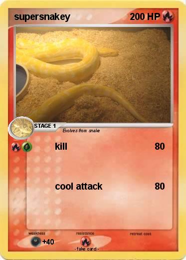 Pokemon supersnakey