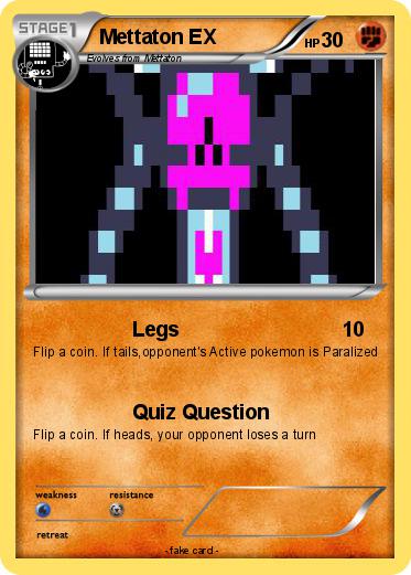 Pokemon Mettaton EX