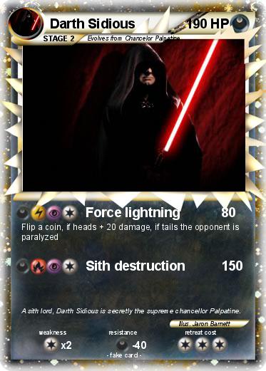 Pokemon Darth Sidious