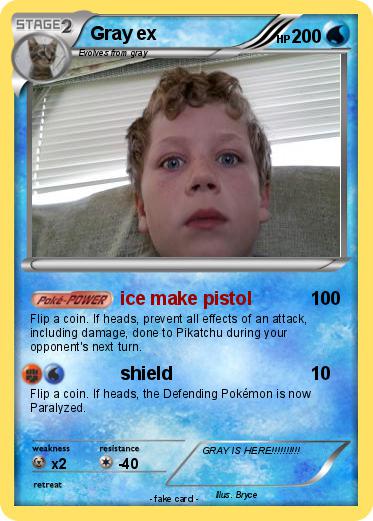 Pokemon Gray ex