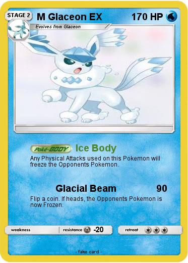 Pokemon M Glaceon EX