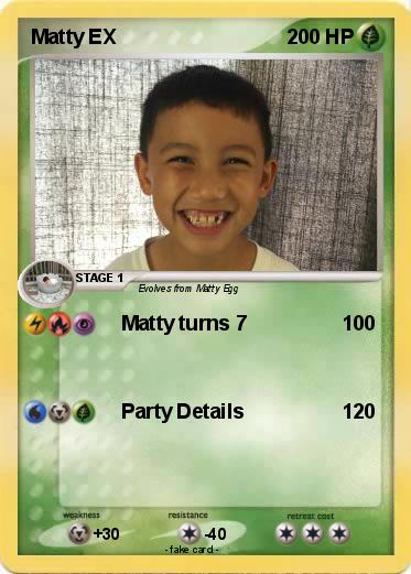 Pokemon Matty EX