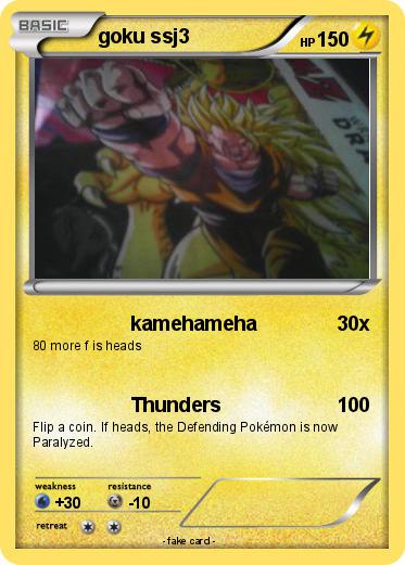 Pokemon goku ssj3