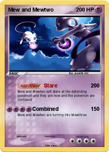Pokemon Mew and Mewtwo Pokemon Mew and Mewtwo