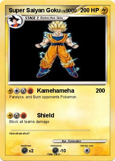 Pokemon Super Saiyan Goku