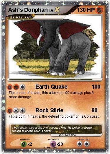 Pokemon Ash's Donphan