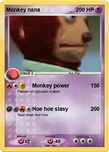 Pokemon Monkey nana