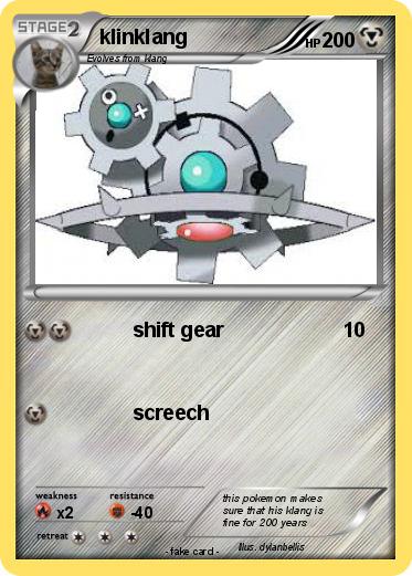 Pokemon klinklang