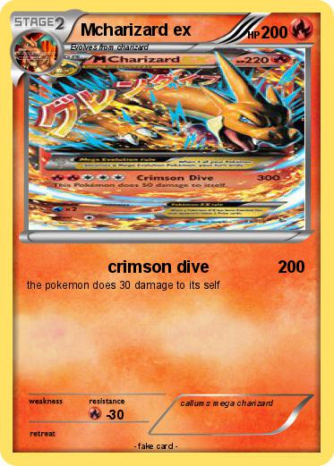 Pokemon Mcharizard ex