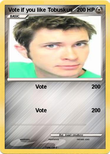 Pokemon Vote if you like Tobuskus