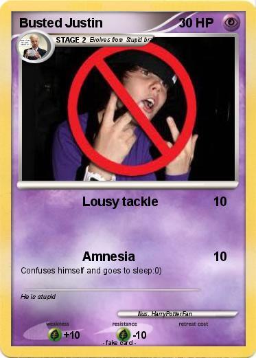 Pokemon Busted Justin