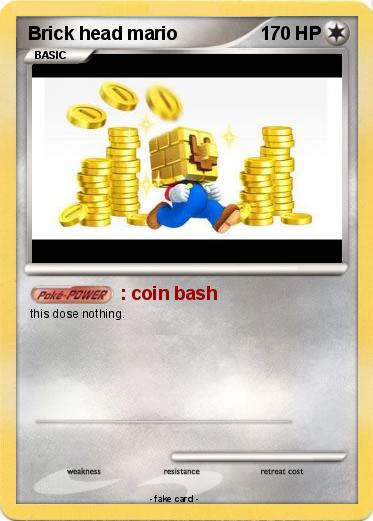 Pokemon Brick head mario