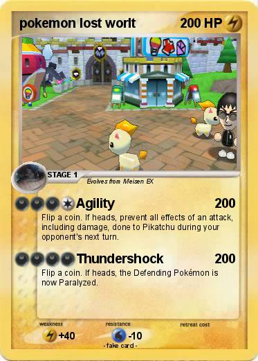 Pokemon pokemon lost worlt