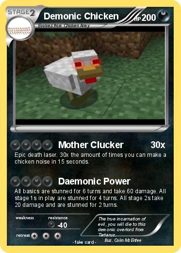 Pokemon Demonic Chicken